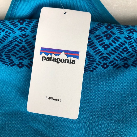 Patagonia Women's Active Mesh Bra Turquoise XS - Picture 2 of 4